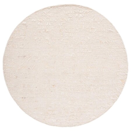 Safavieh 6 x 6 ft. Natura Round Hand Woven Rug, Ivory NAT322A-6R